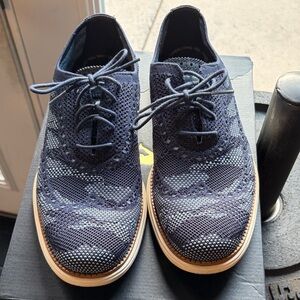 Cole Haan Stylish Navy Camo OriginalGrand Knit Men's Shoes